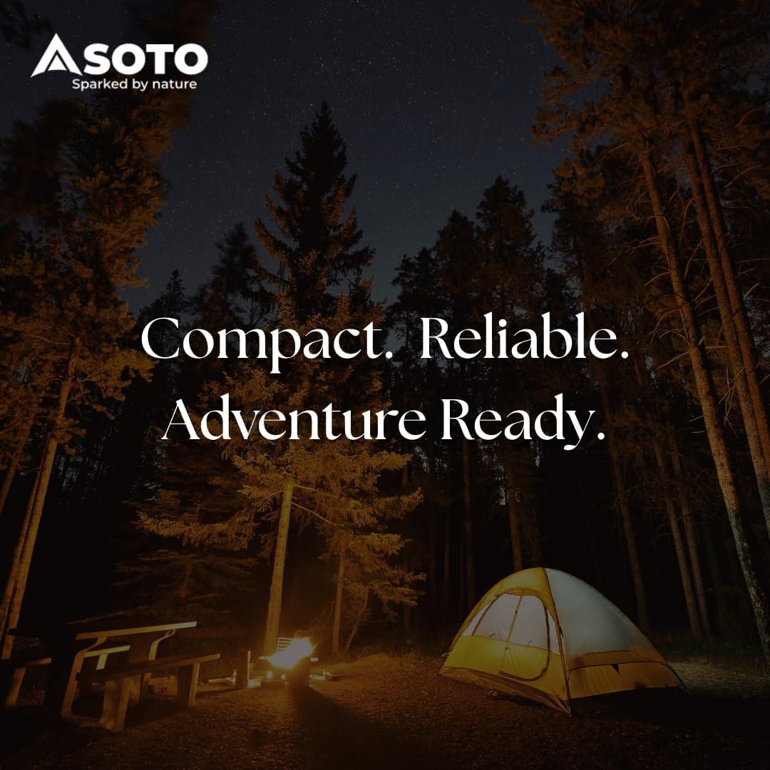 Estufa de Camping SOTO Amicus con Encendedor 3260W