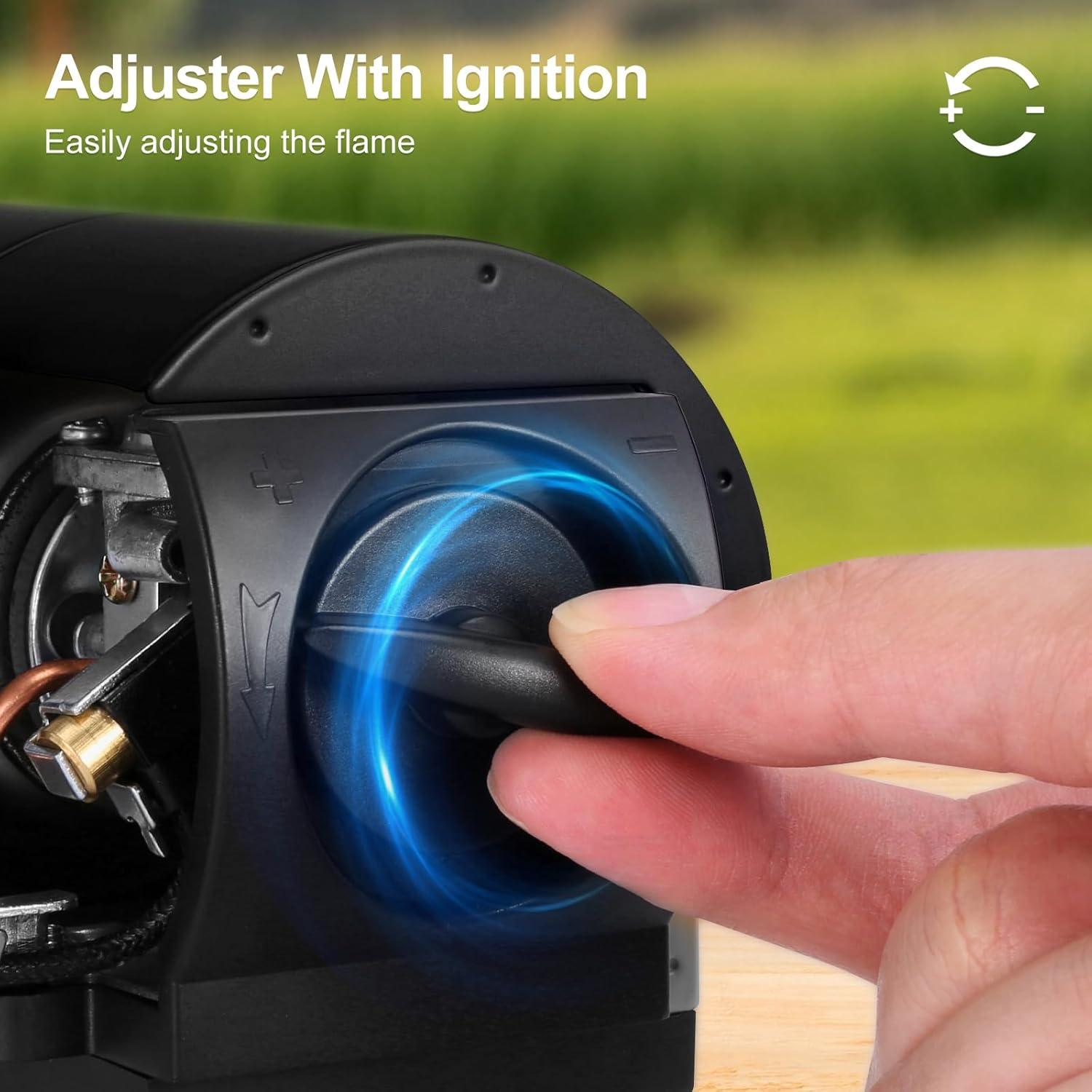 Estufa de Camping Portátil Odoland Butano 1400W Plegable