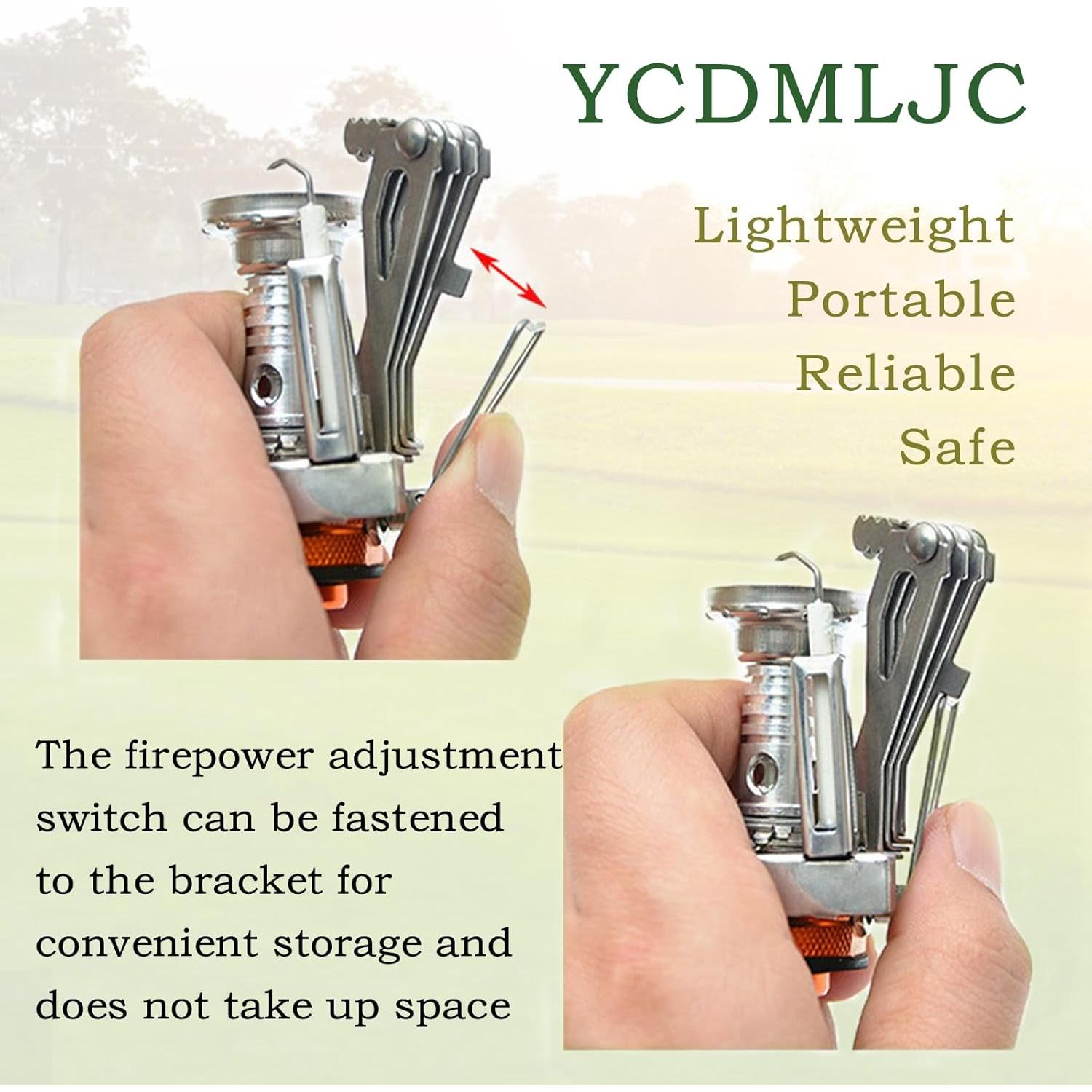 Estufa de Camping Portátil YCDMLJC 3000W Piezoeléctrica