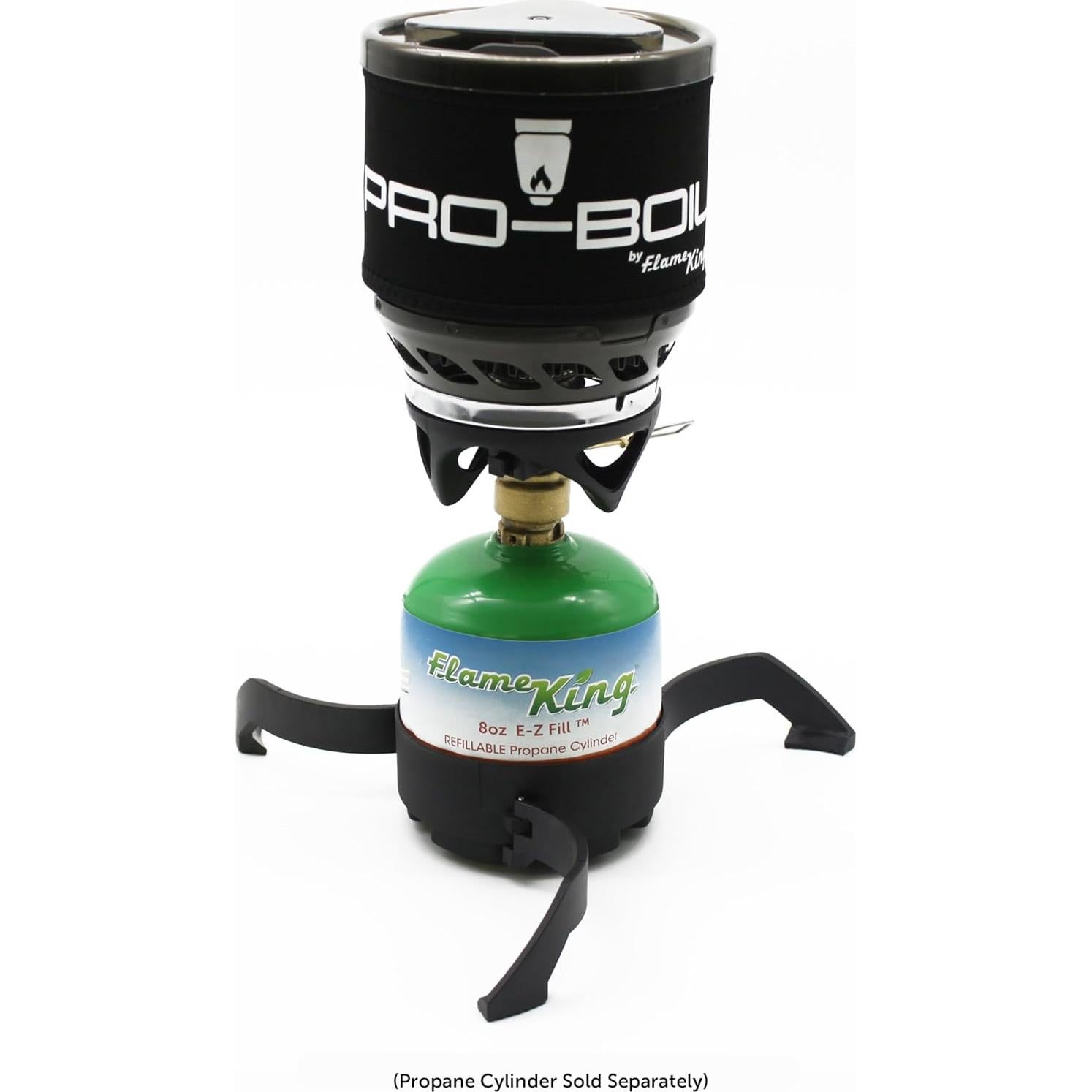 Sistema de Cocina Flame King Pro-Boil 1L, Hierve en 90s, Gas