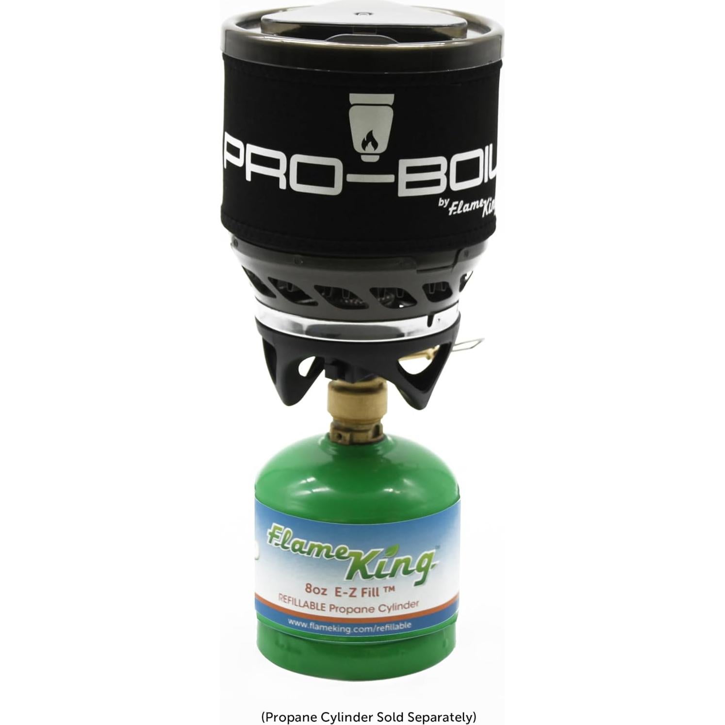 Sistema de Cocina Flame King Pro-Boil 1L, Hierve en 90s, Gas