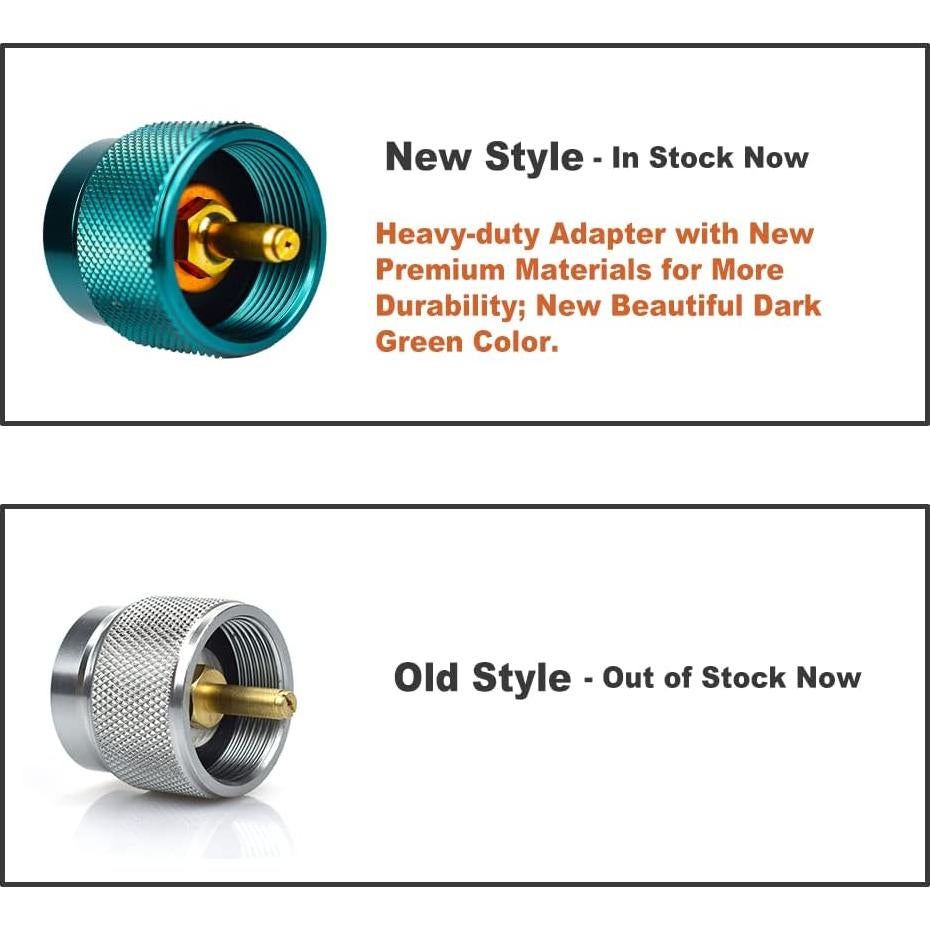 Adaptador de Propano a Butano Render Store 16 oz Verde Oscuro