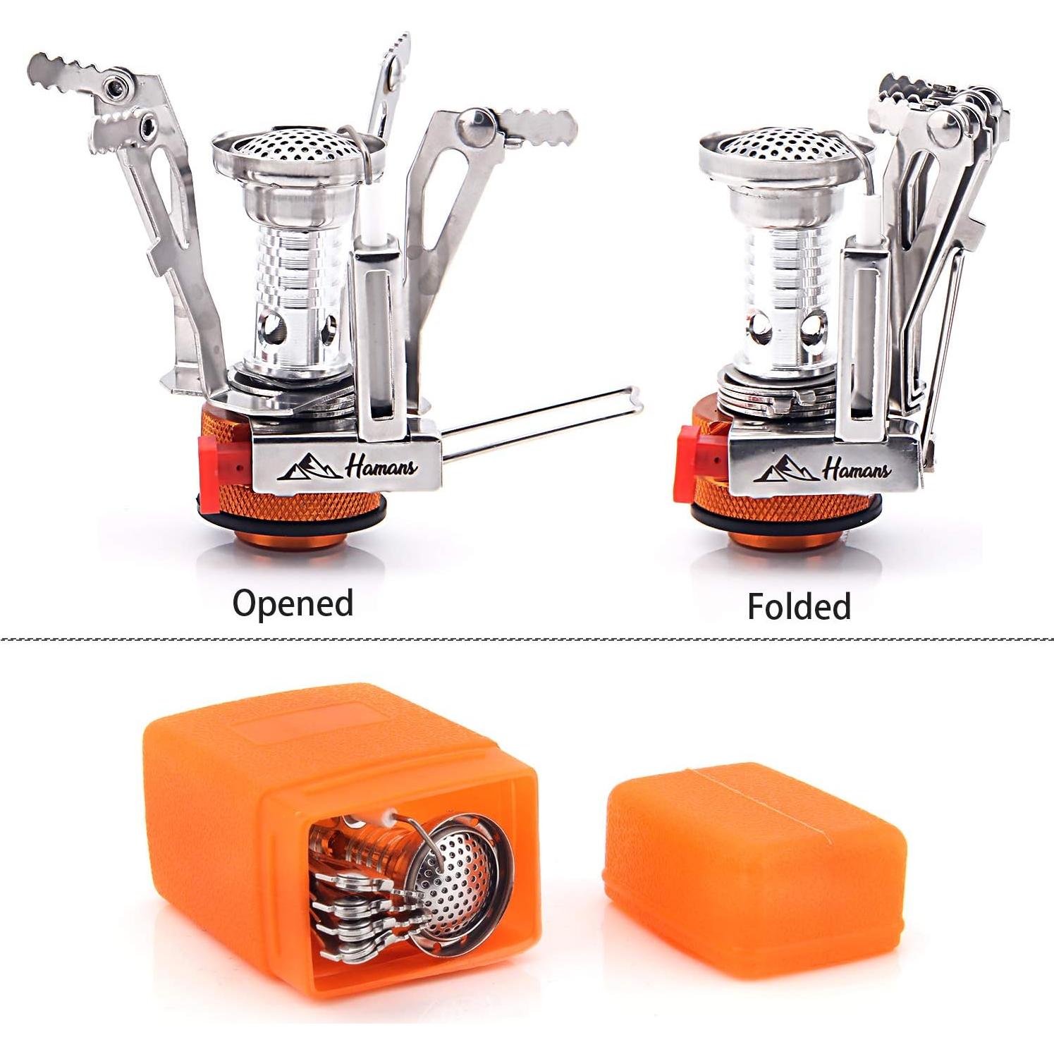 Estufa de Camping Portátil Hamans 3000W Gas Butano