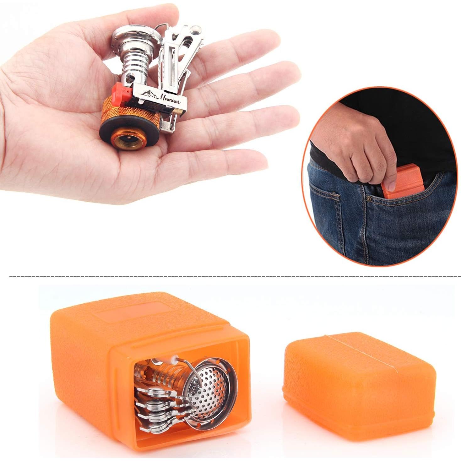 Estufa de Camping Portátil Hamans 3000W Gas Butano