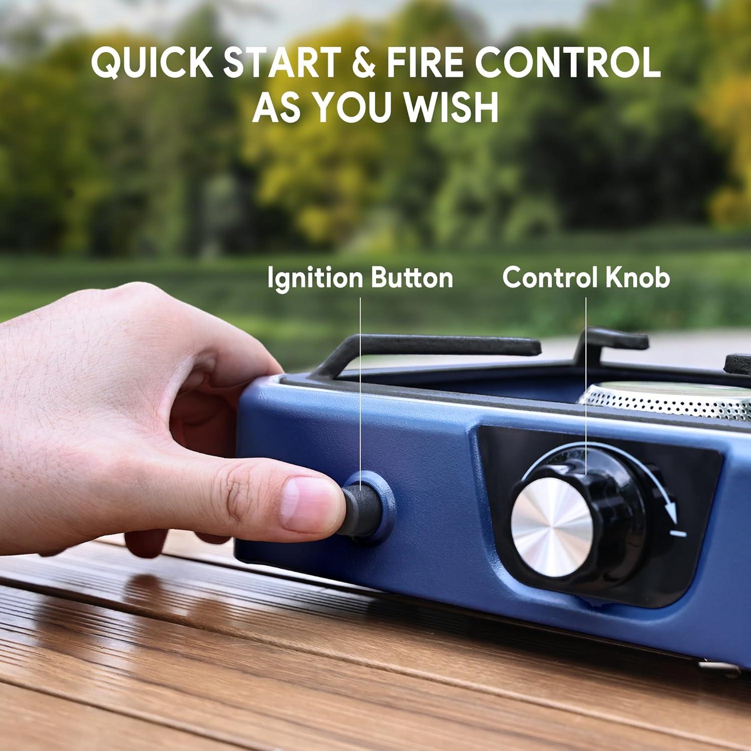 Estufa de Camping WINKIZA CS-1 Propano 8000 BTU Portátil