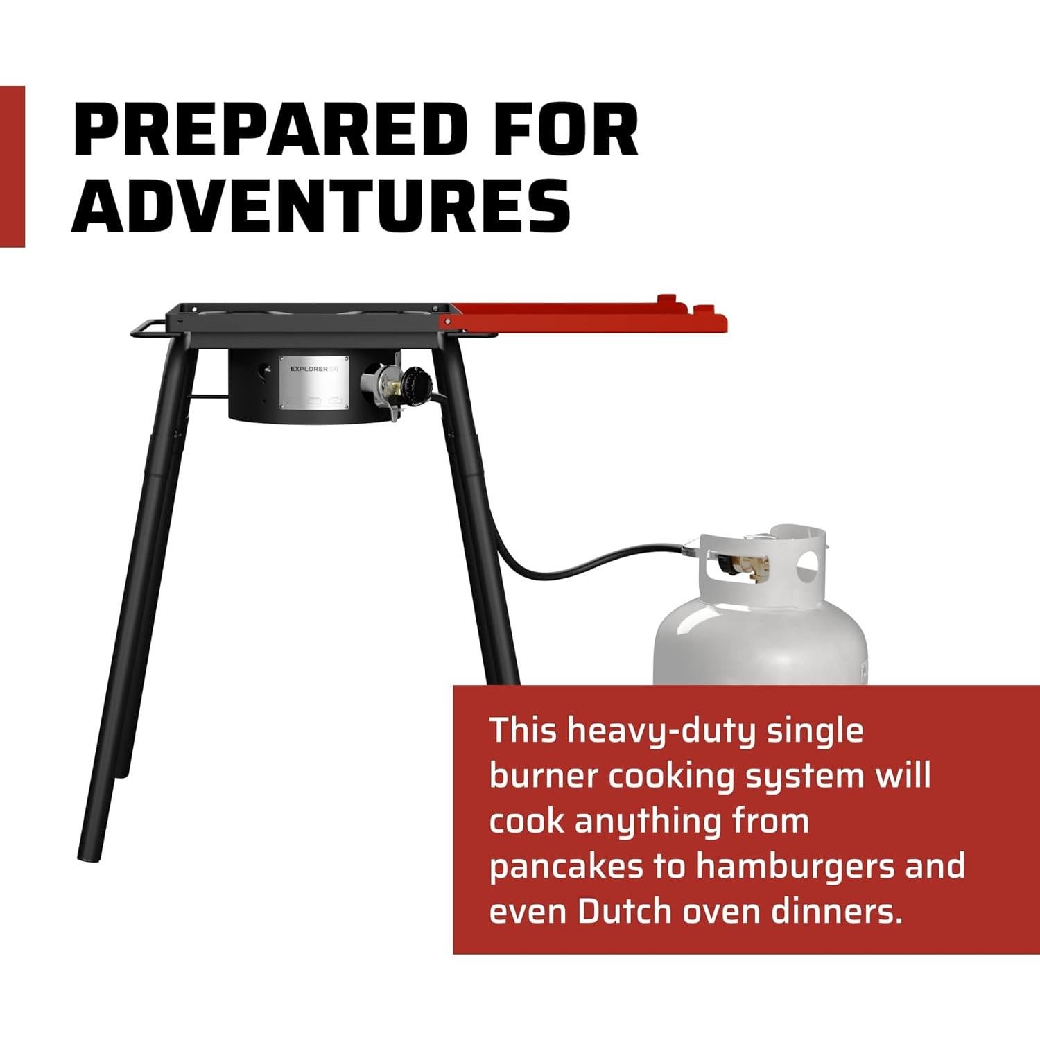 Estufa de Gas Camp Chef Pro 30 Individual Portátil 30,000 BTU