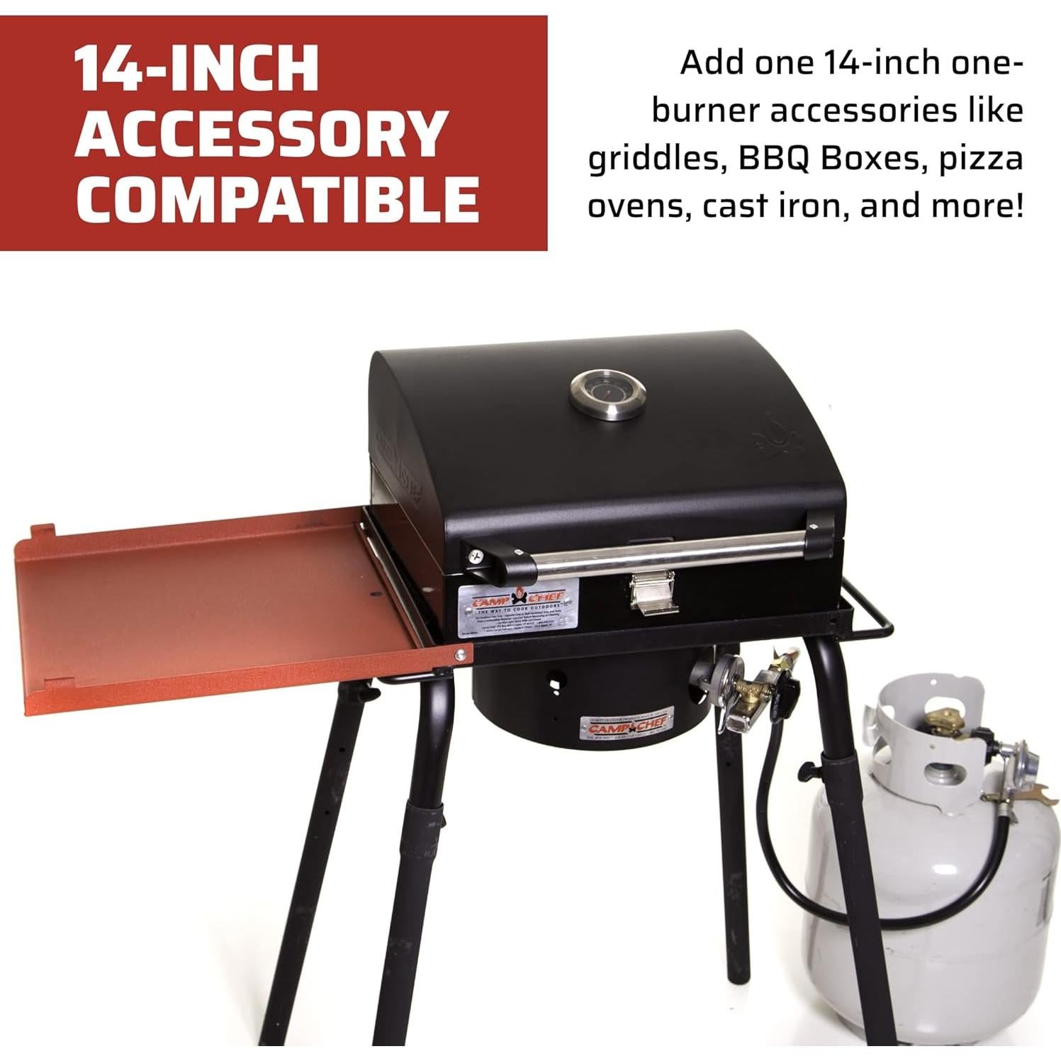 Estufa de Gas Camp Chef Pro 30 Individual Portátil 30,000 BTU