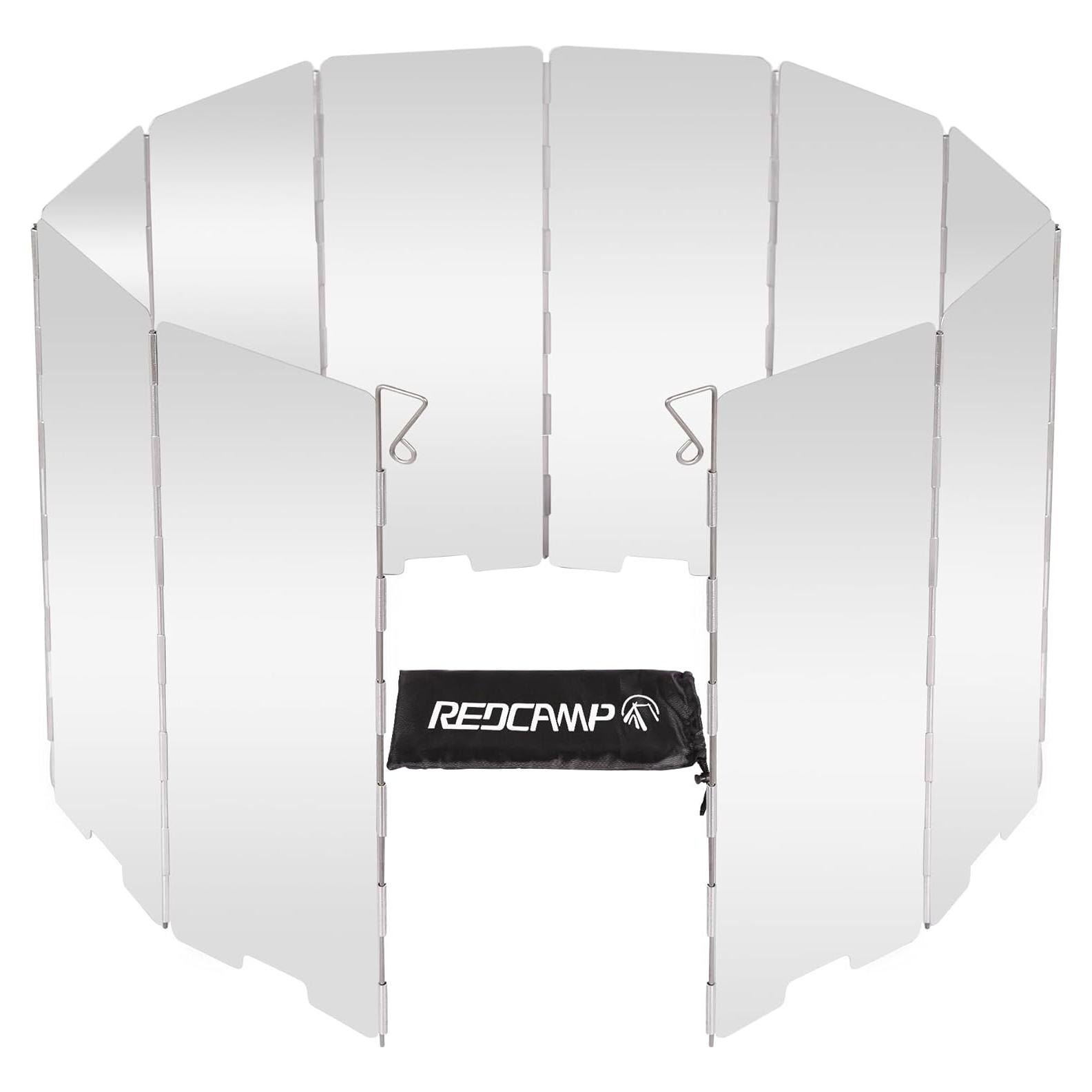 Paravientos Plegable REDCAMP para Estufa de Camping 10 Placas