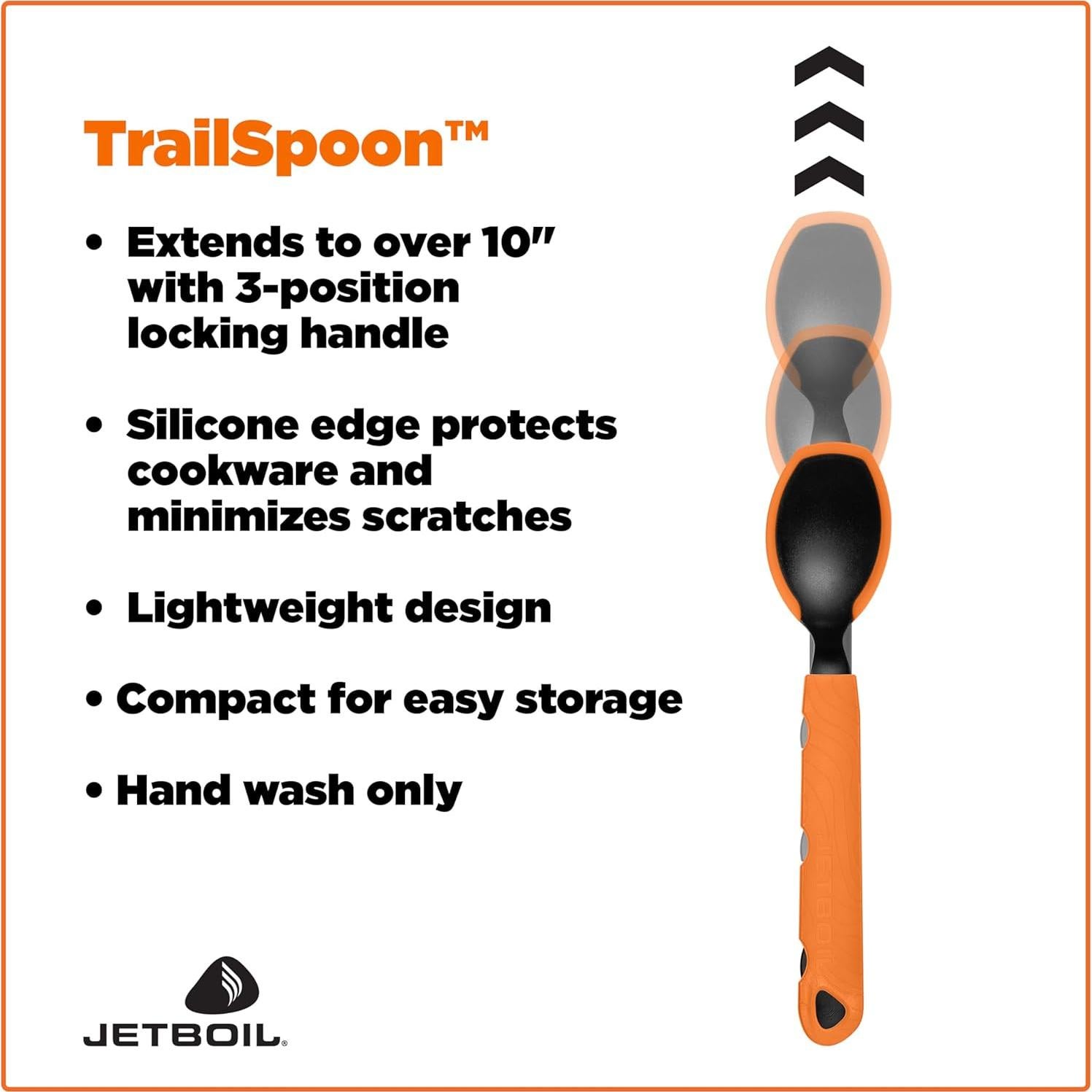 Cuchara Extensible Jetboil TrailSpoon 26cm Camping