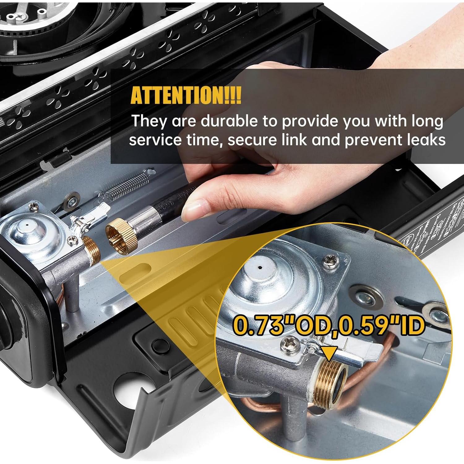 Manguera de Reemplazo WADEO para Estufa Camping Dual 1.83m