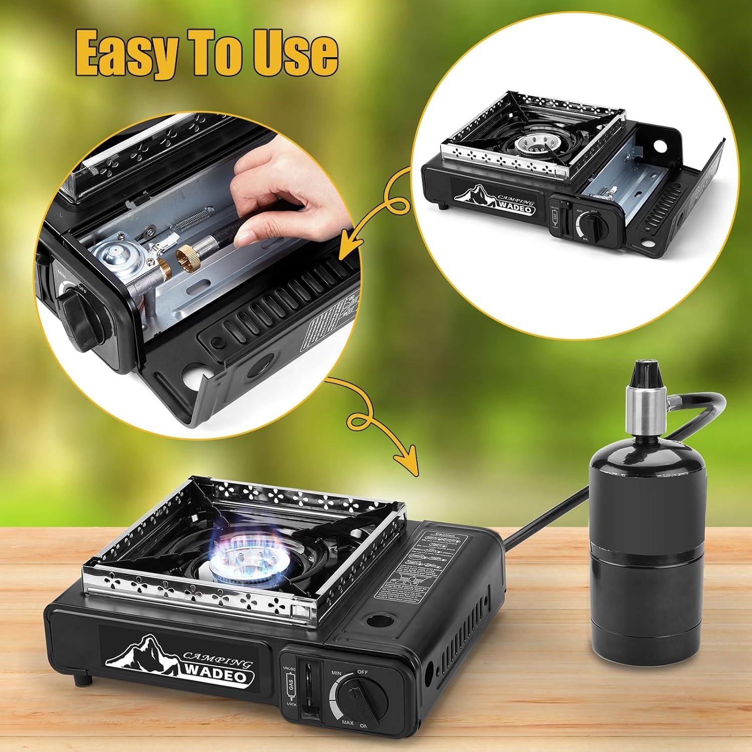 Manguera de Reemplazo WADEO para Estufa Camping Dual 1.83m