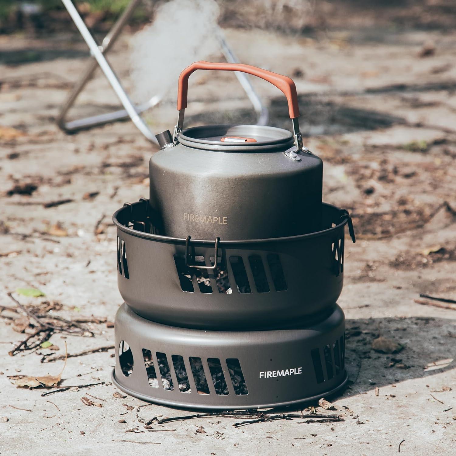 Juego de Cocina Compacto Fire Maple con Estufa de Alcohol 3KW