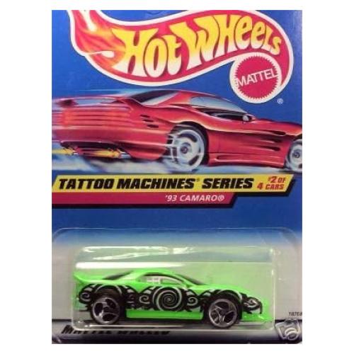 Hot Wheels 1998 1:64 Chevy Camaro Verde Fundición