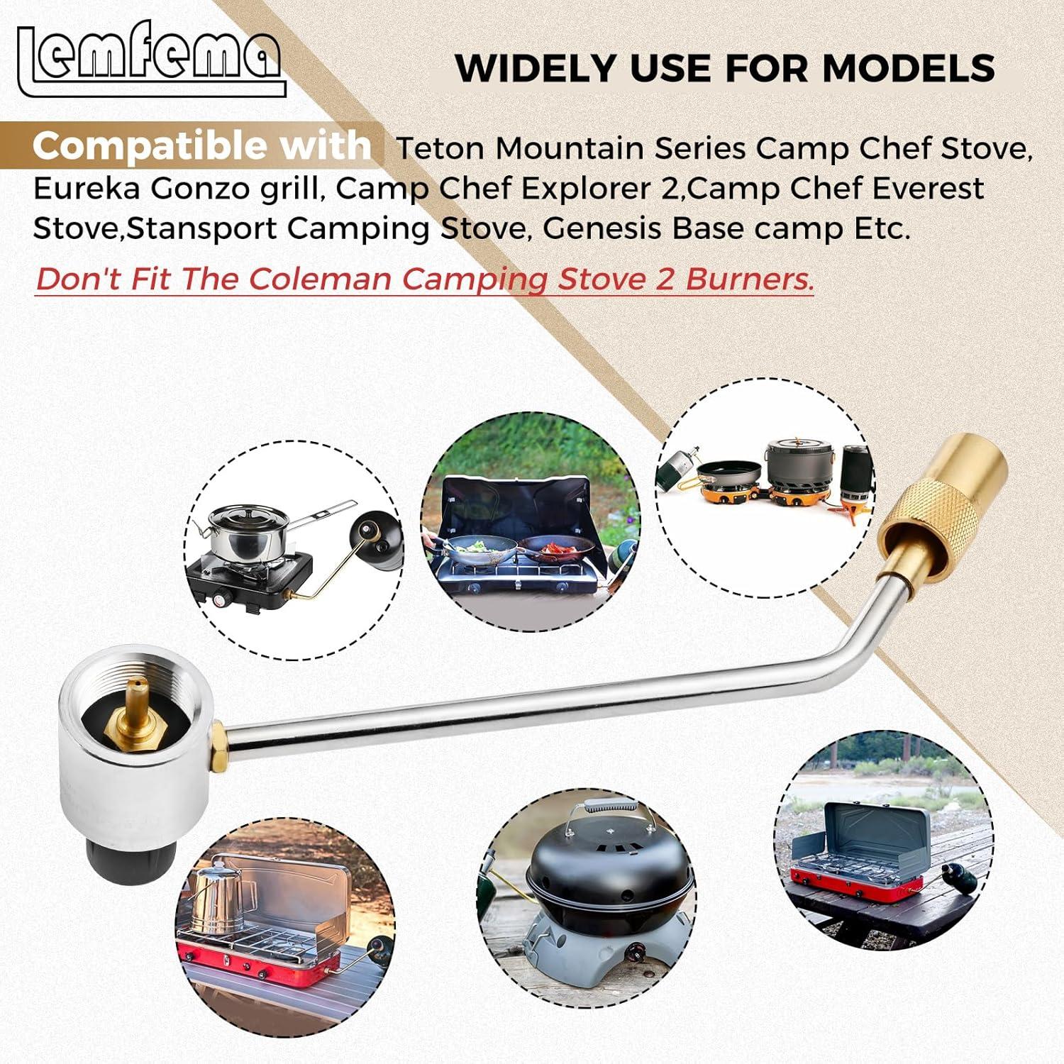 Regulador de presión de gas propano 1LB Lemfema - Compatible estufas