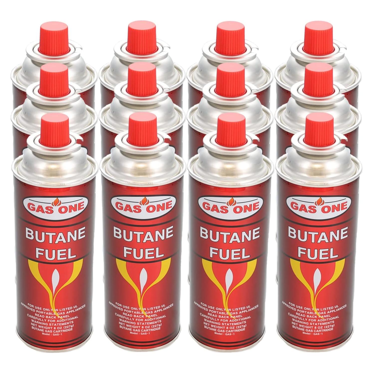 Paquete de 12 Latas de Combustible Gas One 227g para Estufas