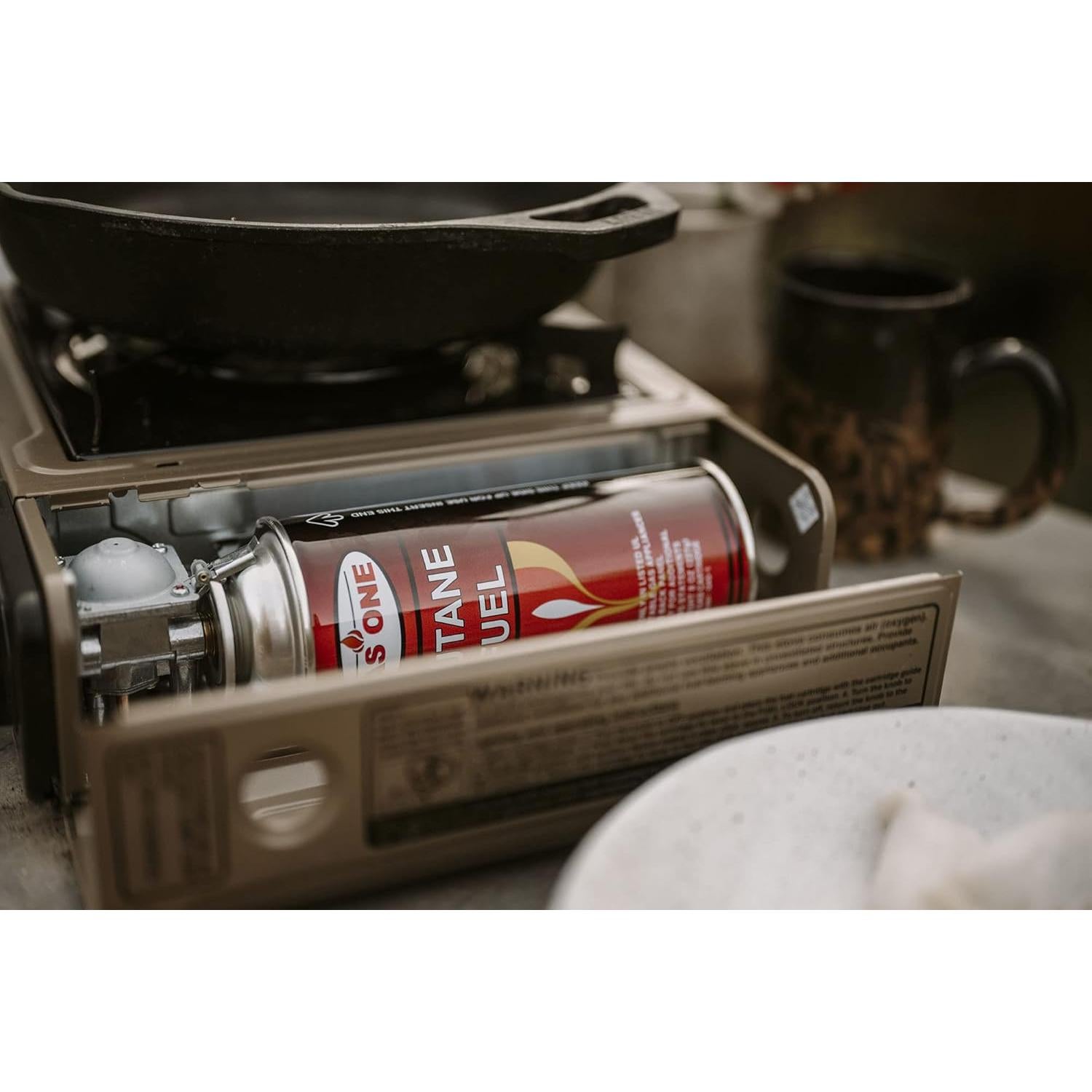 Paquete de 12 Latas de Combustible Gas One 227g para Estufas