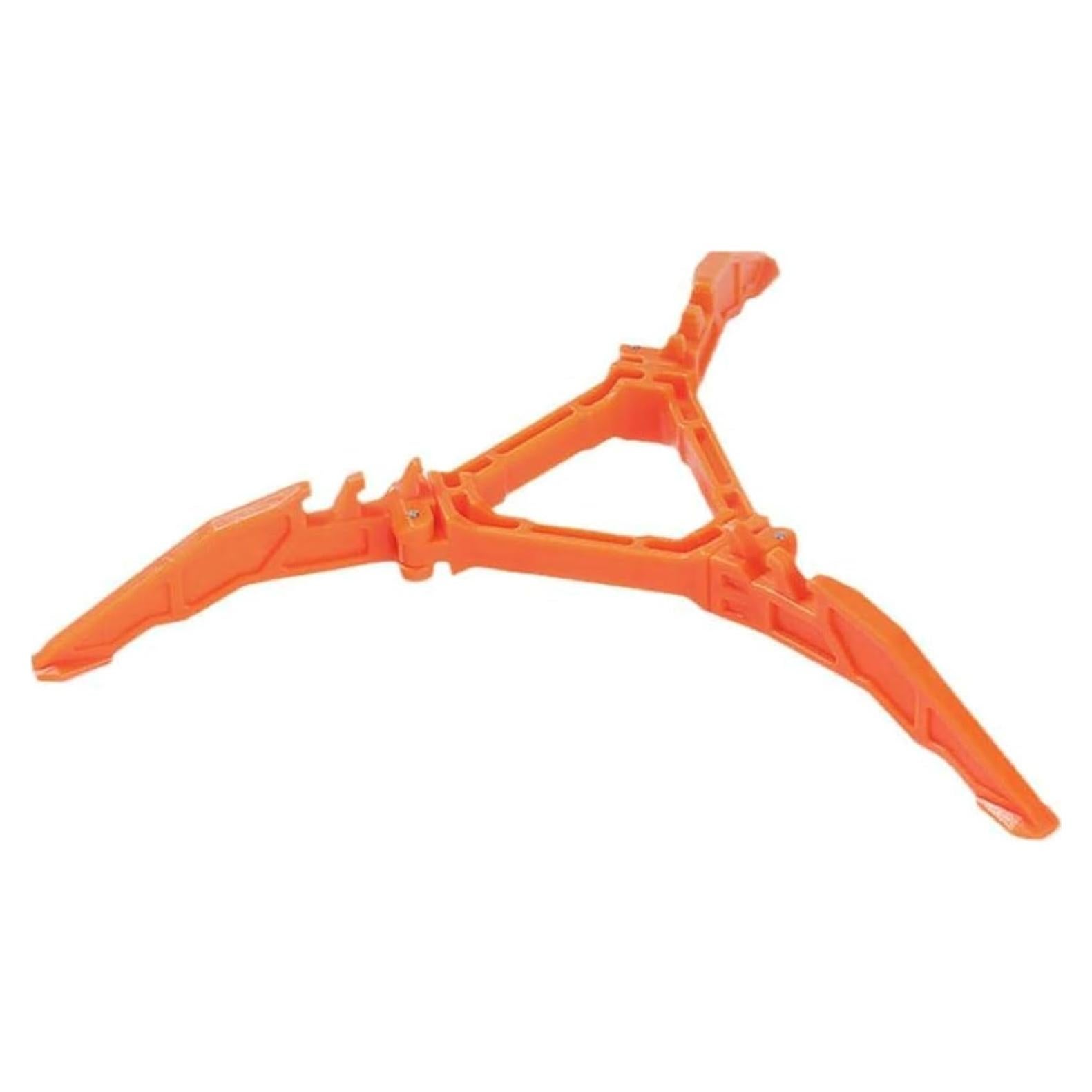 Orange Fuel Can Stabilizer for Camping Stoves,Mini Foldable Outdoor Camping Hiking Cooking Gas Tank Stove Stand,Stoves and Grills，Foldable Cartridge Canister Tripod Bracket for Hiking Camping Outdoor