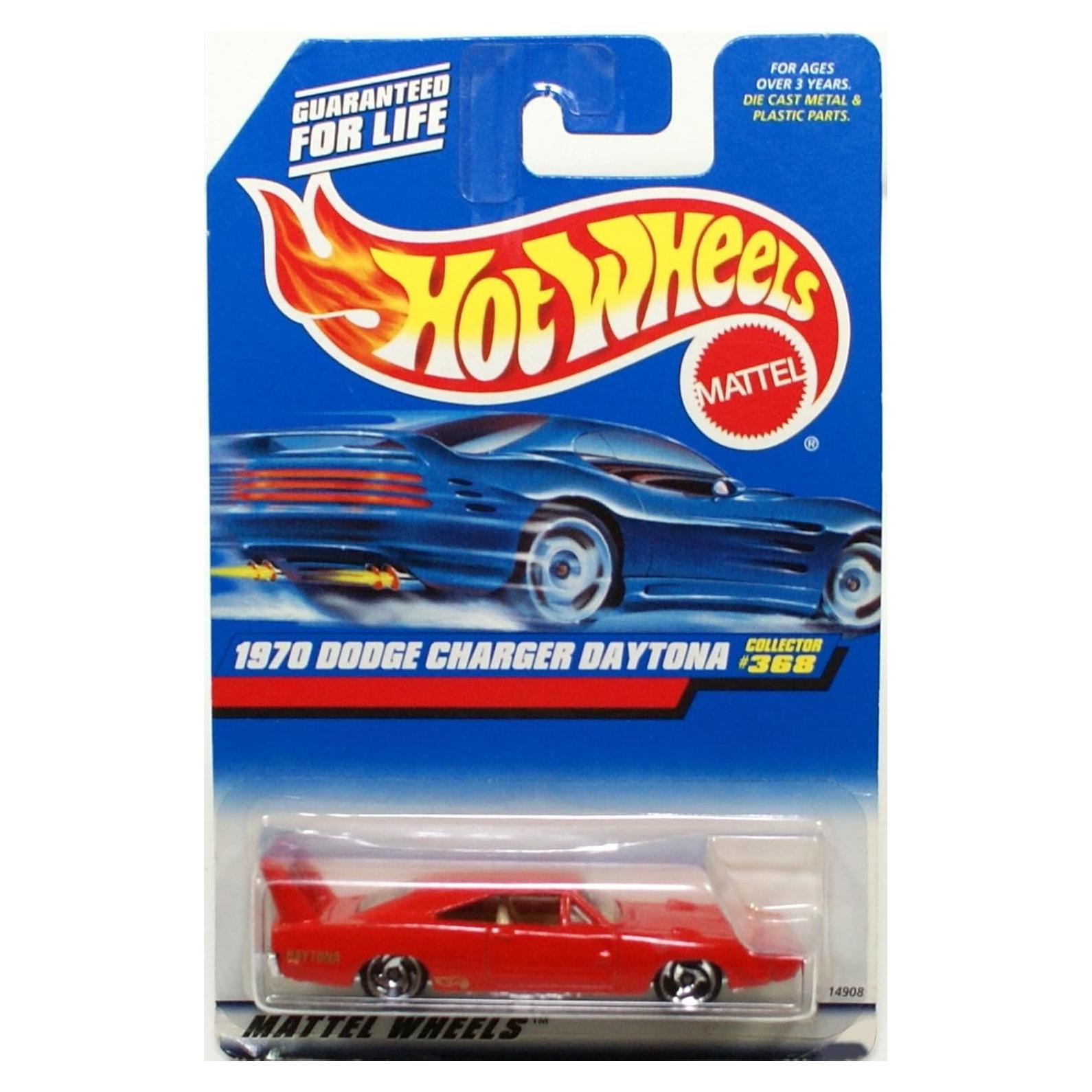 Coche Die Cast Mattel Hot Wheels 1970 Dodge Charger Rojo