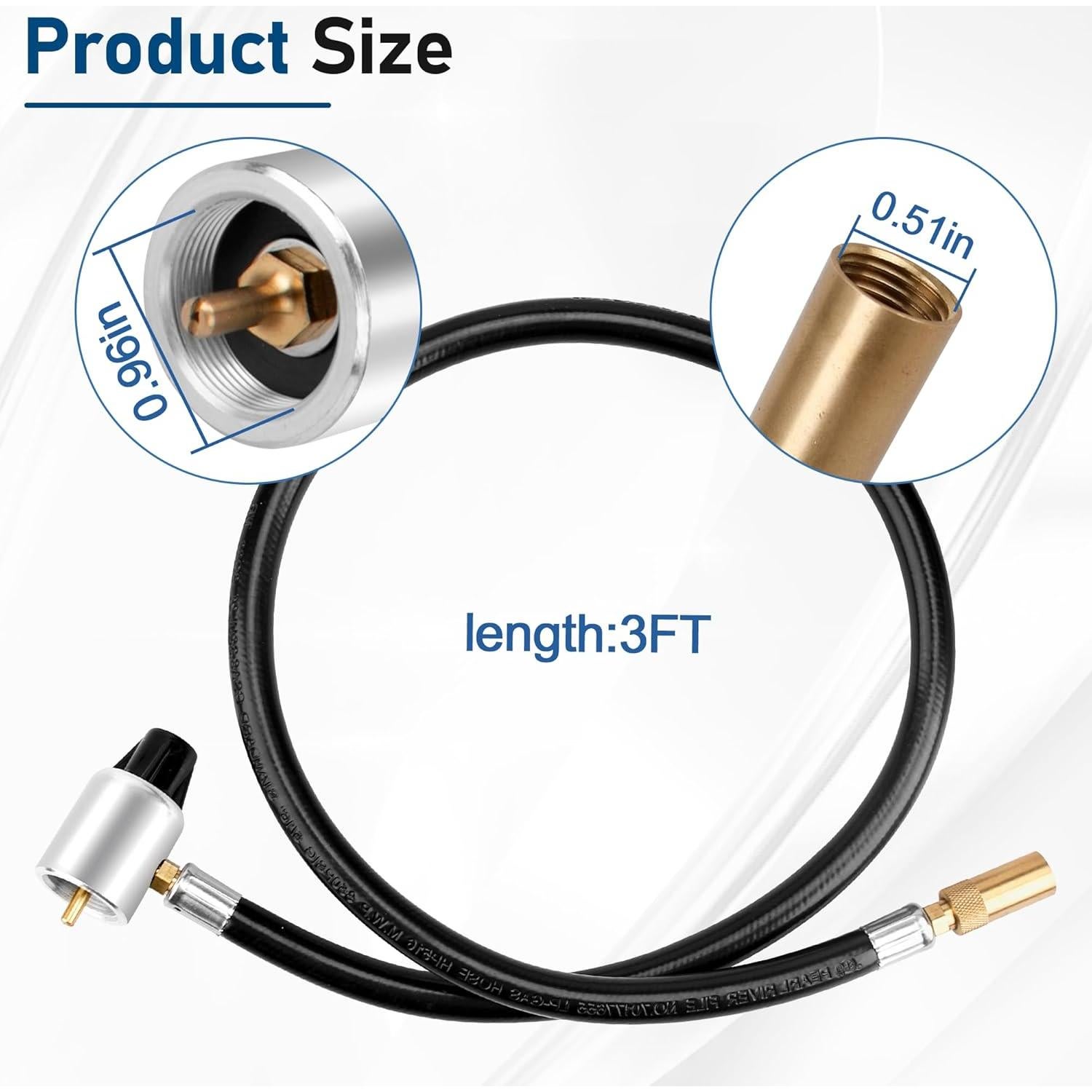 Manguera Adaptadora de Propano FATCANMA 5430 para Estufas Coleman