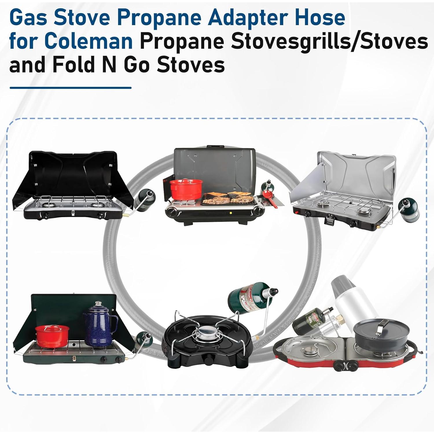 Manguera Adaptadora de Propano FATCANMA 5430 para Estufas Coleman