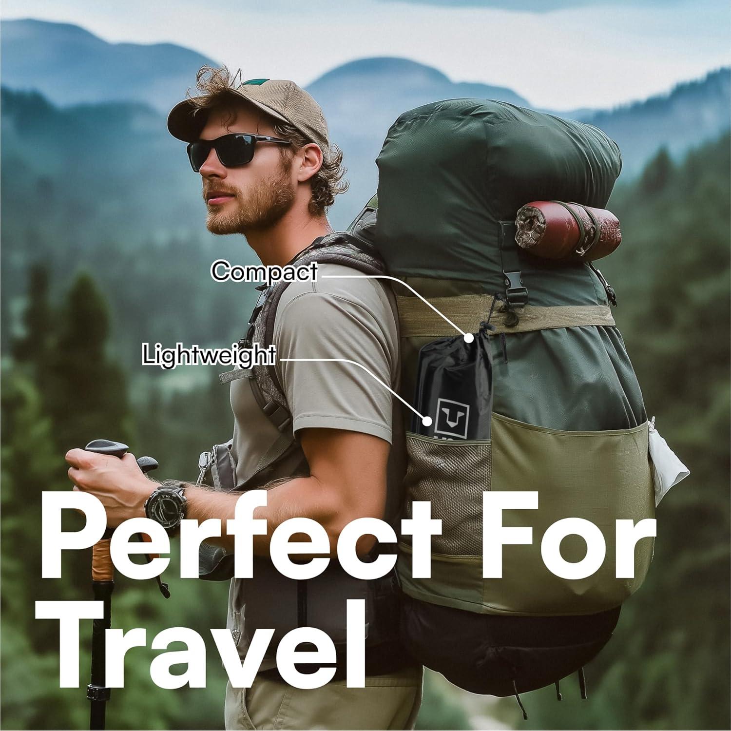 Paravientos Plegable H&S para Estufa de Camping - 10 Placas de Aluminio