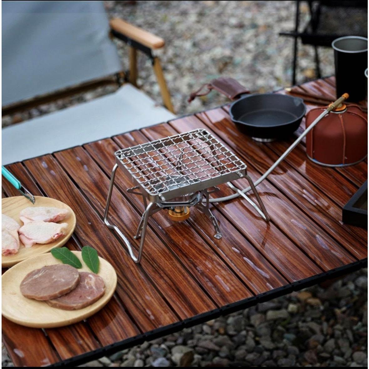 Parrilla Portátil TreGoo LTZJ16-ALL Acero Inoxidable 304