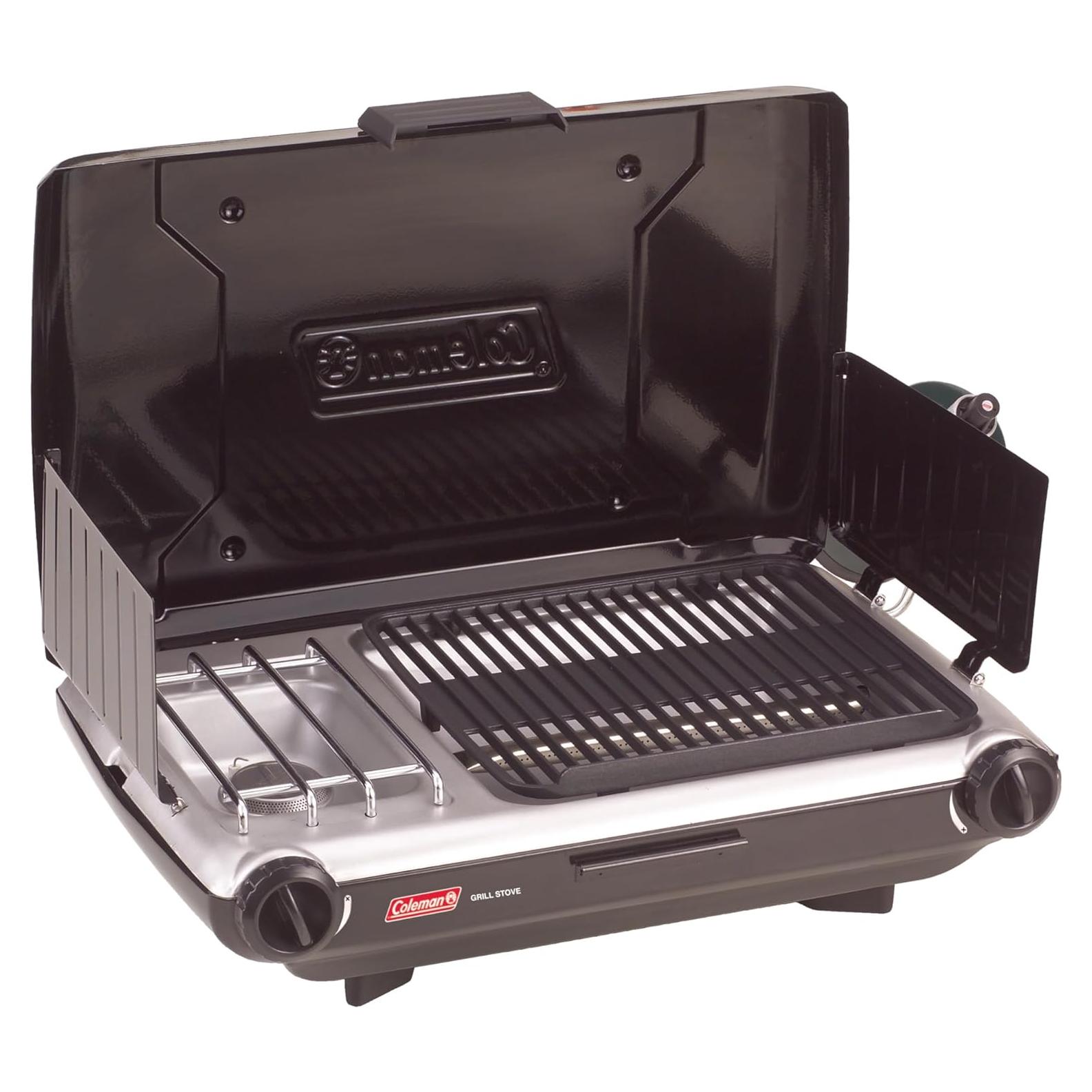 Parrilla de Camping Coleman Mesa 2-en-1 con 2 Quemadores