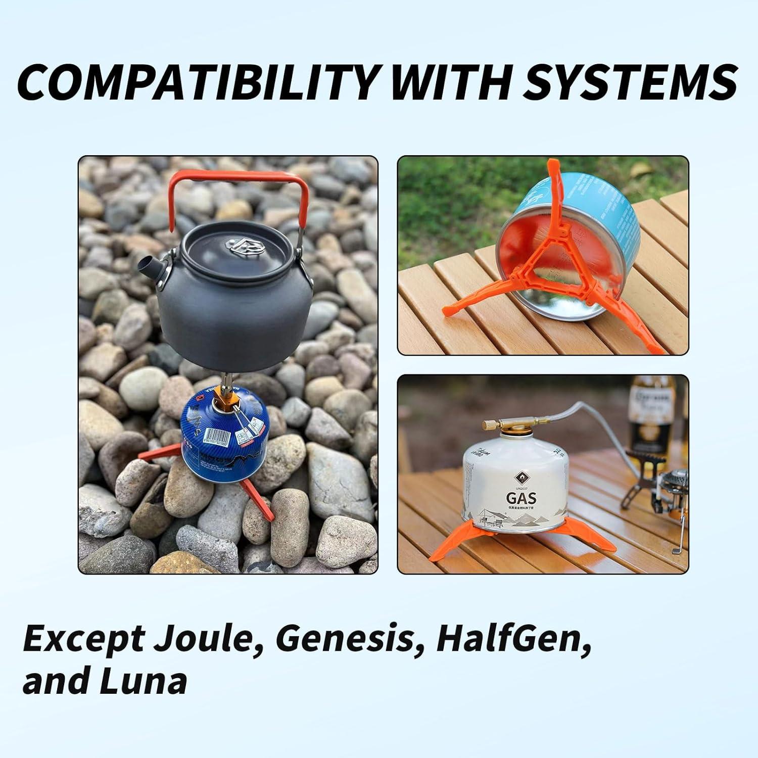 Soporte de cilindro de gas BRBASAP universal 2PCS plegable