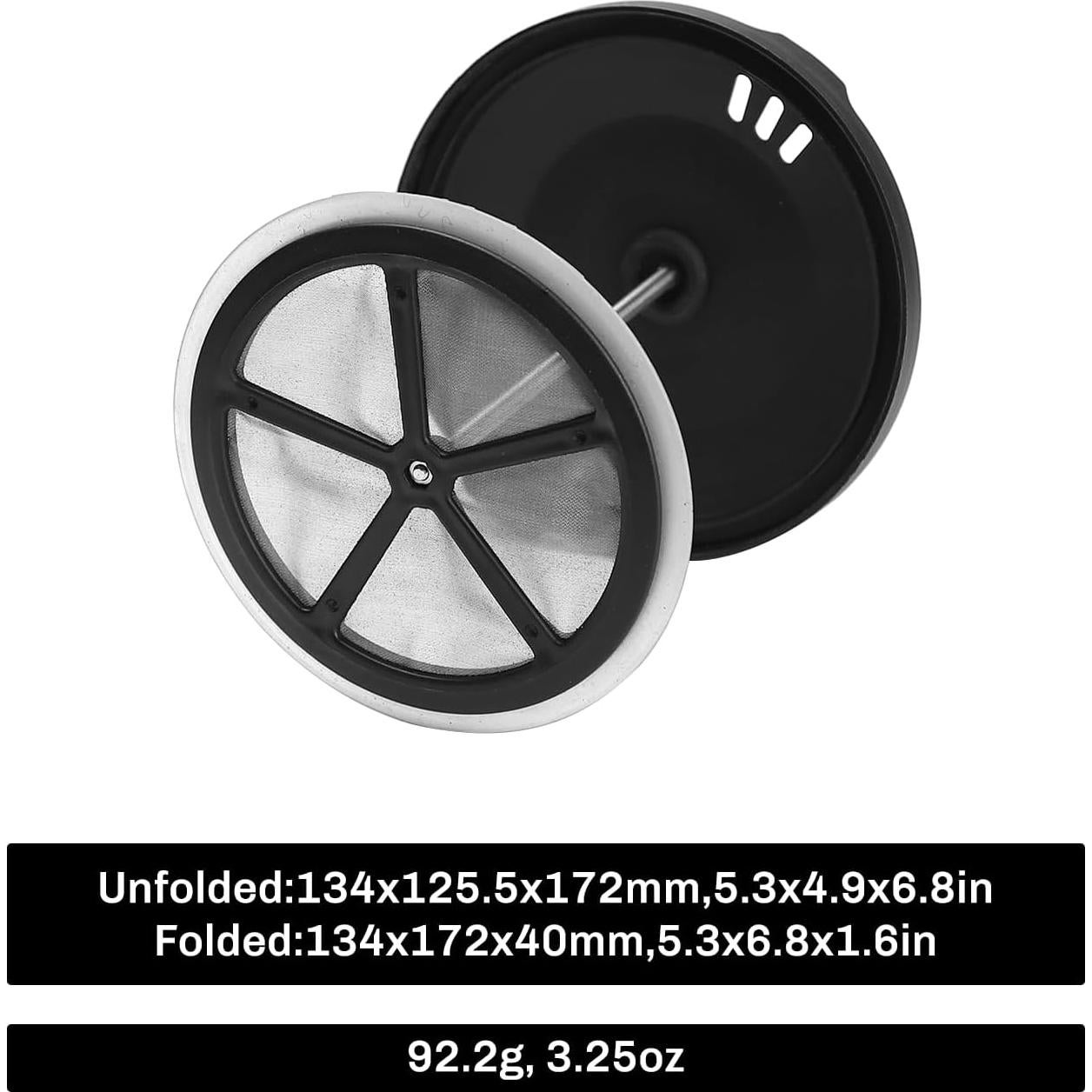 Firemaple Star French Press Coffee Filter, Suitable for X1, X2, X3 camping stove