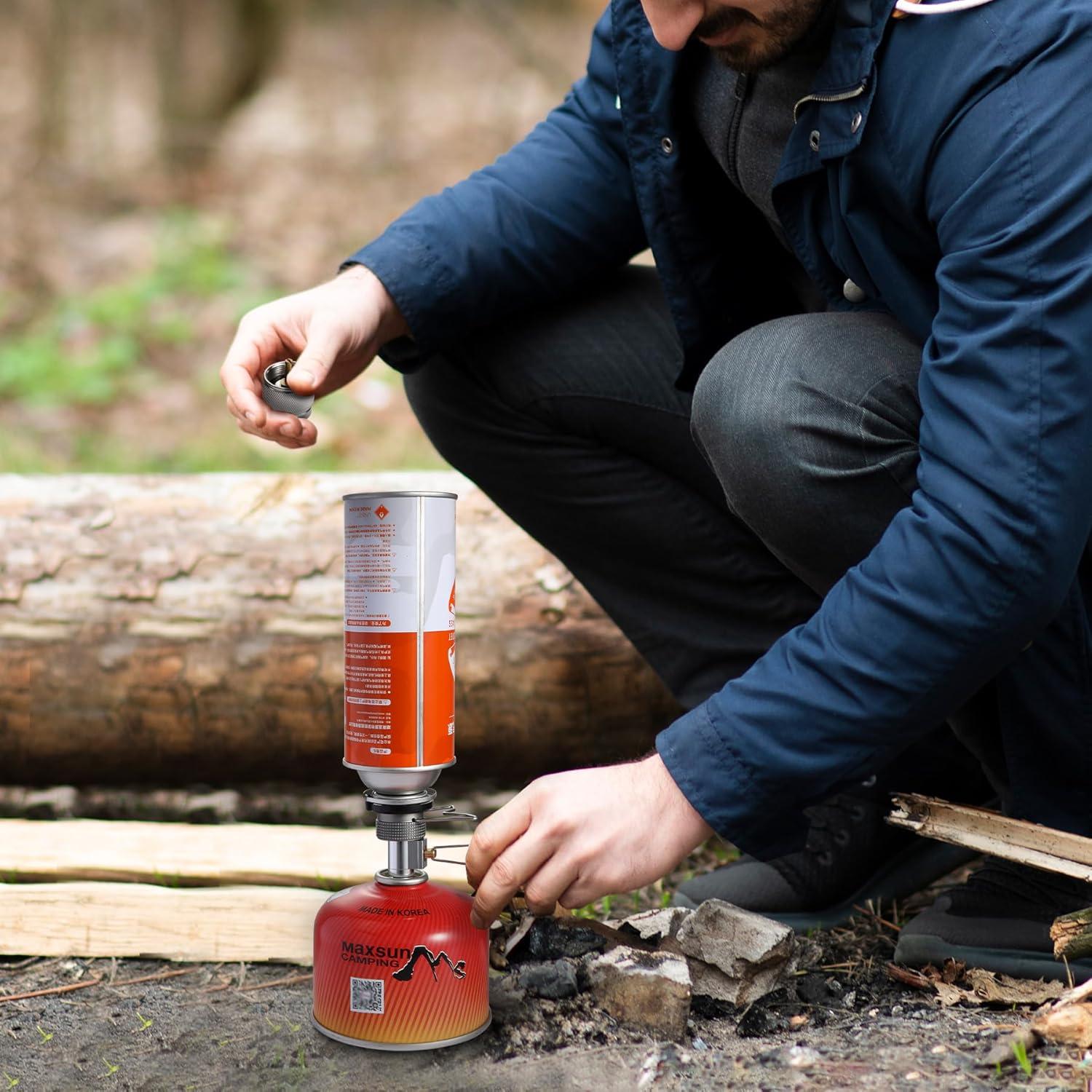 Juego de Adaptadores de Recarga de Gas REDCAMP 3PCS