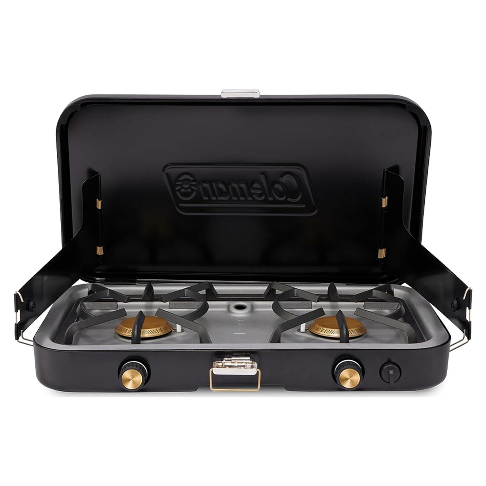 Estufa de Camping Propano Coleman 1900 3-en-1 con Accesorios