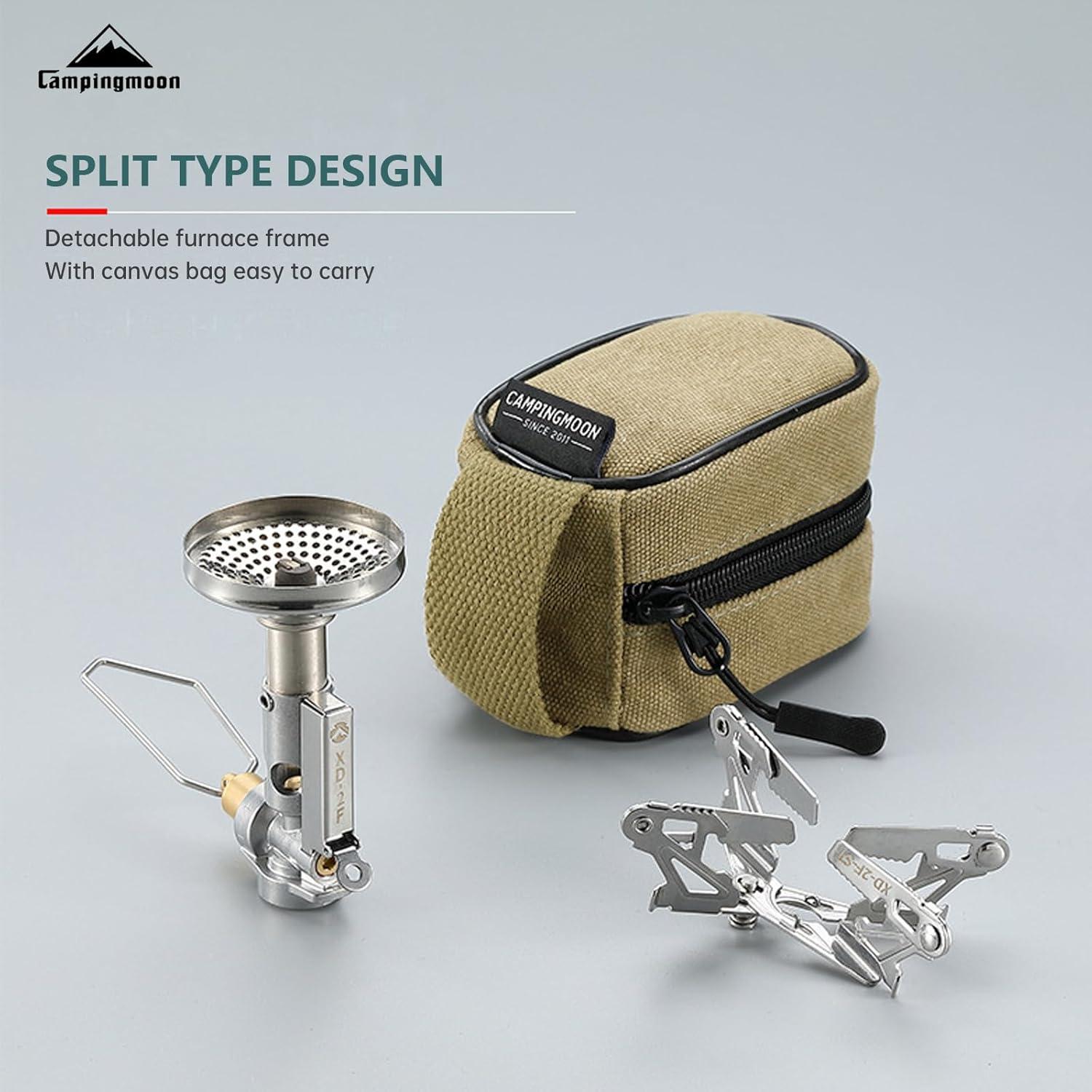 CAMPINGMOON Stove Compact Foldable