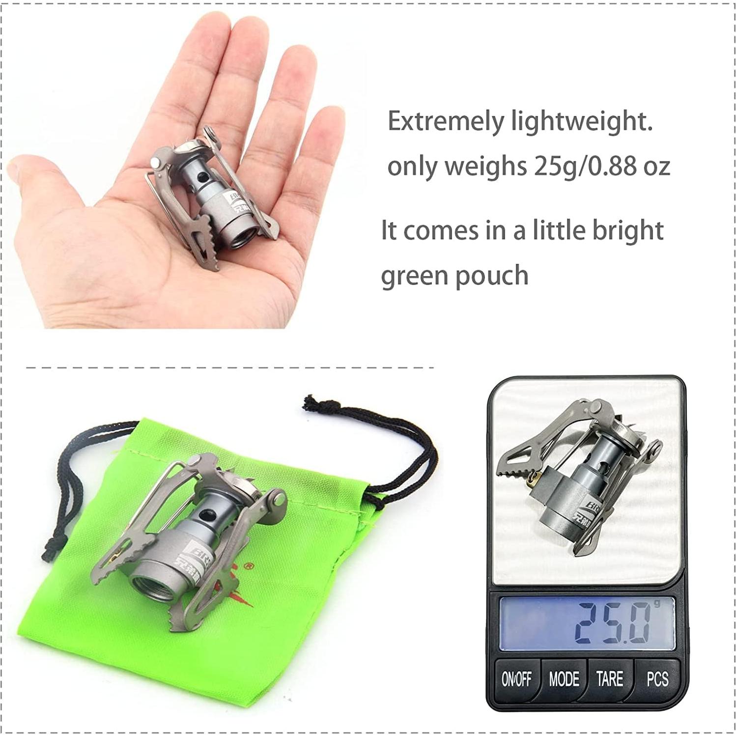 Estufa BRS 3000T Ultraligera de Titanio para Camping 2700W