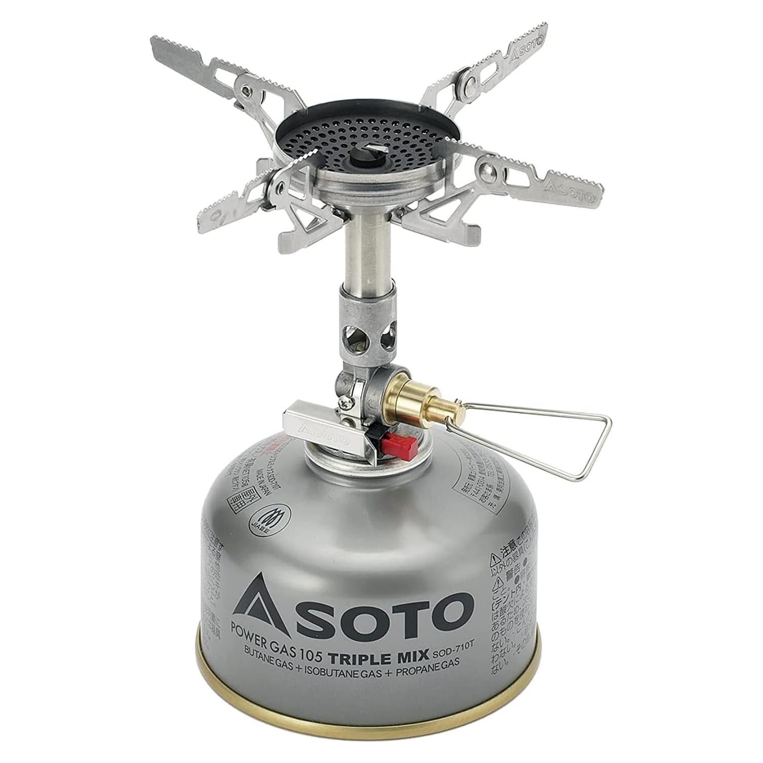 Estufa de Cartucho SOTO Windmaster 3260W - Ligera y Resistente