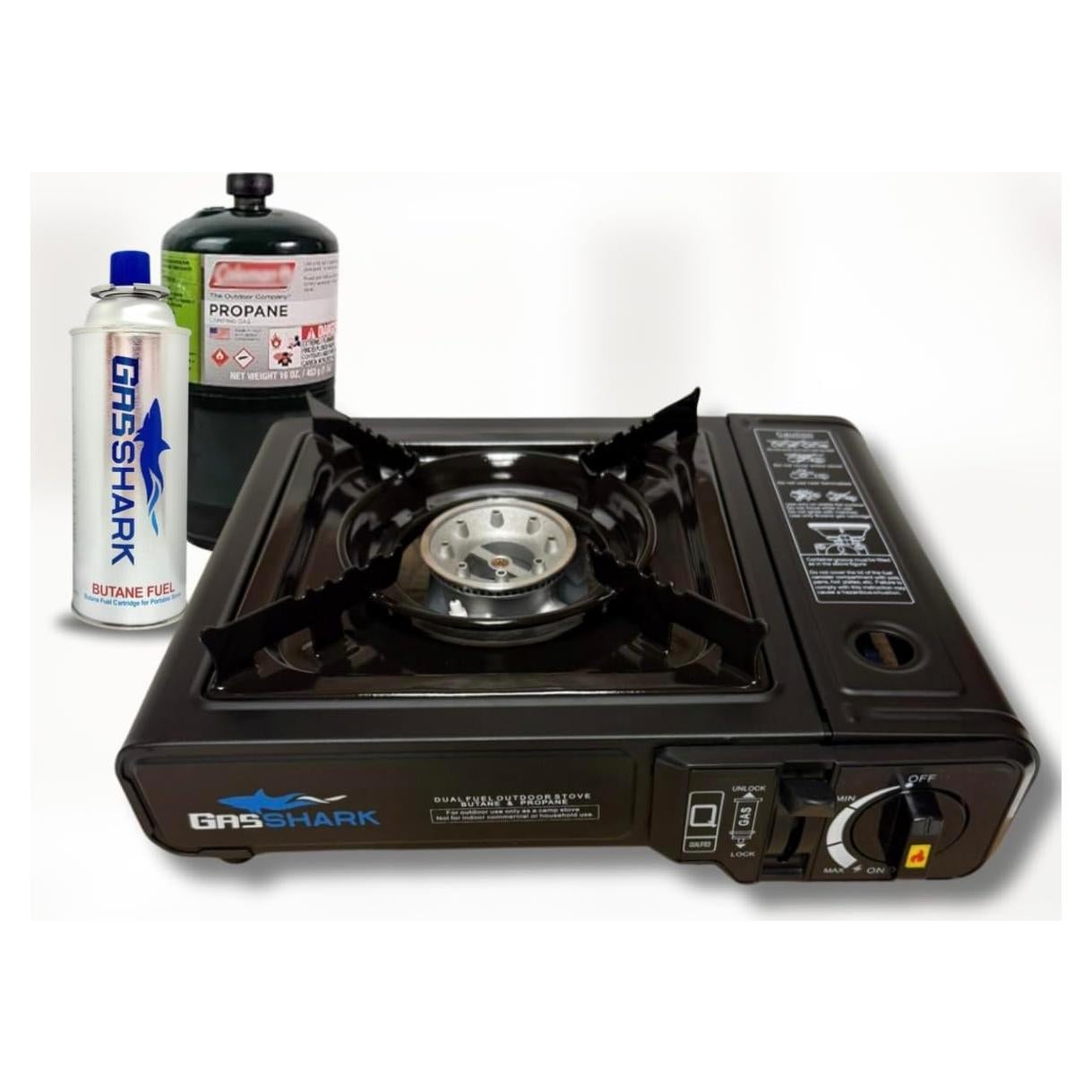 Estufa Portátil Gas Shark GS-1200 Doble Combustible 3,52 kW