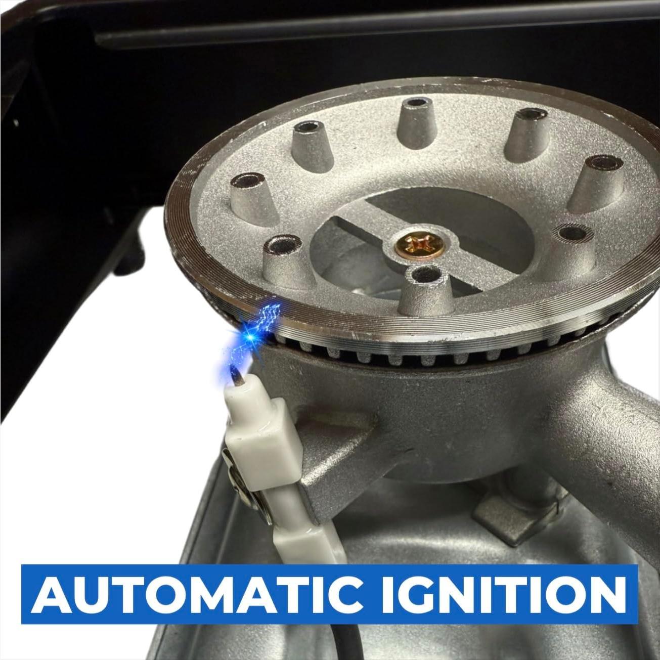 Estufa Portátil Gas Shark GS-1200 Doble Combustible 3,52 kW