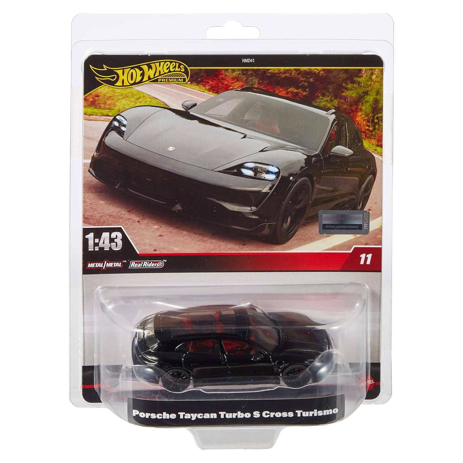 Vehículo a escala 1:43 Hot Wheels Premium con detalles metal