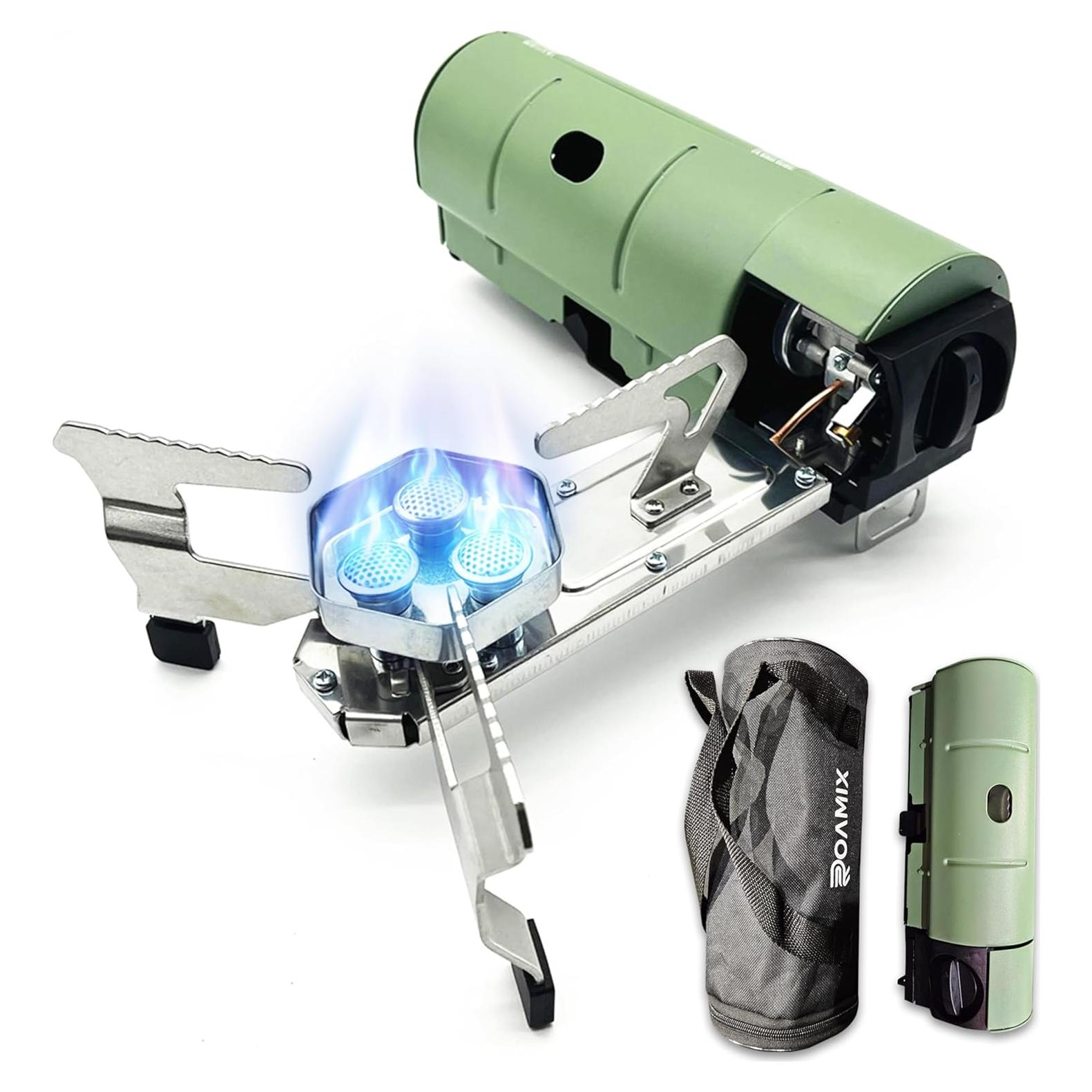 Estufa de Camping Plegable Roamix SV01 Butano 5200W 1.35kg