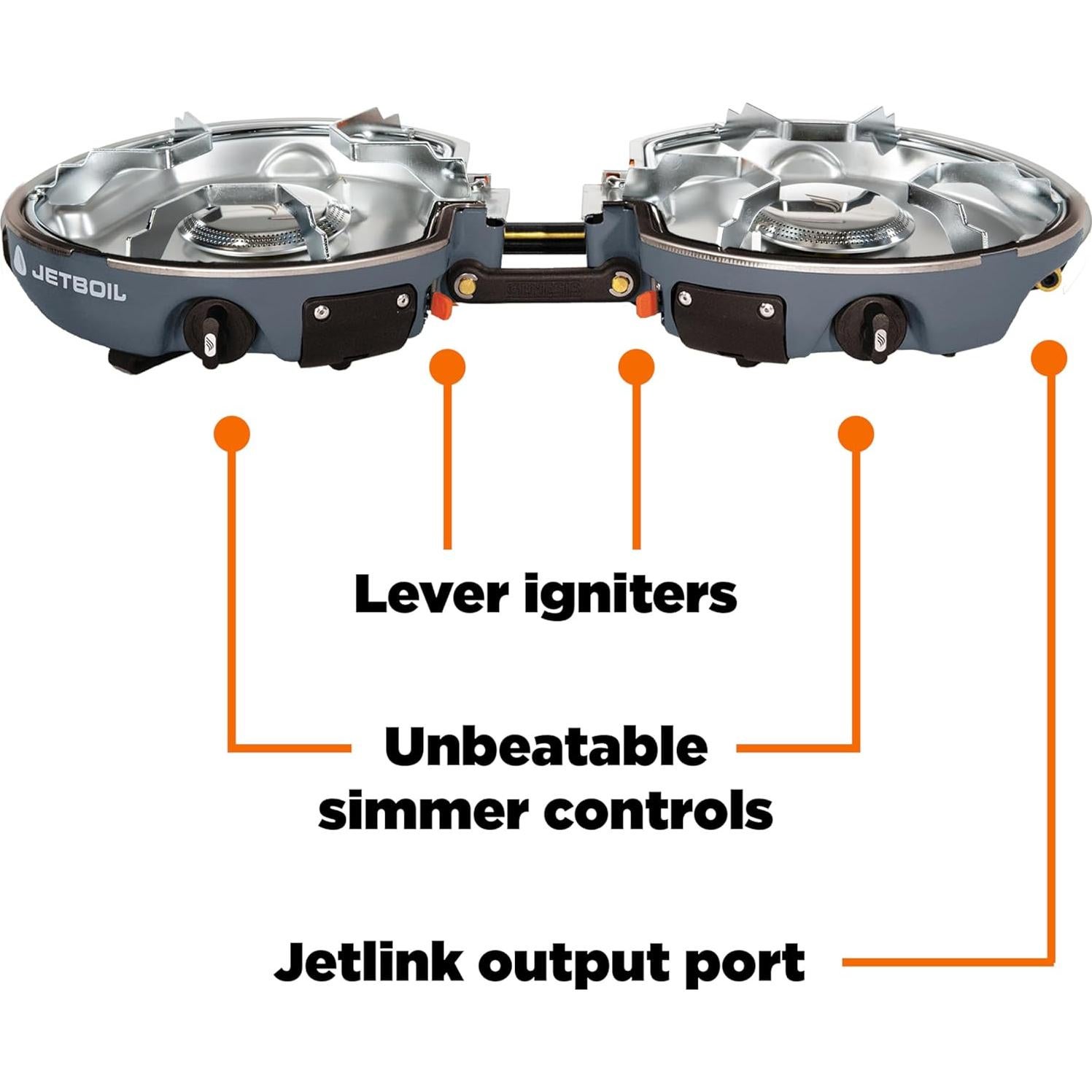 Sistema de Cocina Jetboil Genesis Basecamp para Camping 3-5 Personas