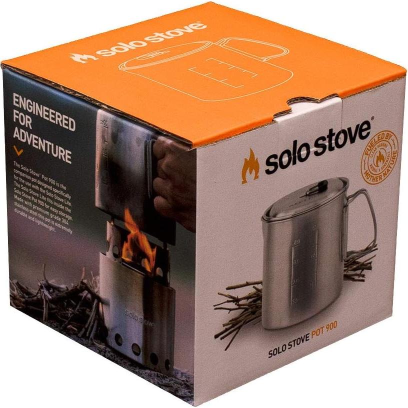 Olla Solo Stove 900 - Acero Inoxidable 887ml para Camping