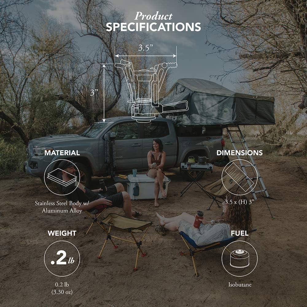 Estufa de Camping Gas One GS-7800N Compacta y Duradera