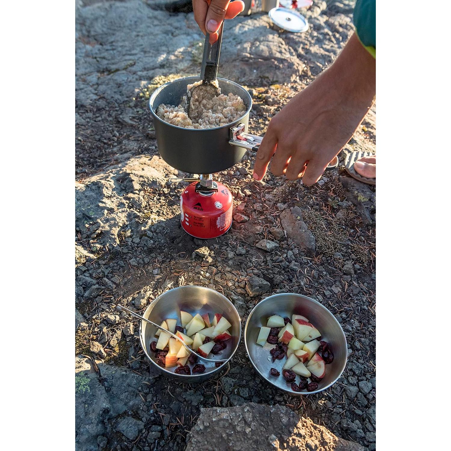 Tazón Apilable de Acero Inoxidable MSR 85g Camping