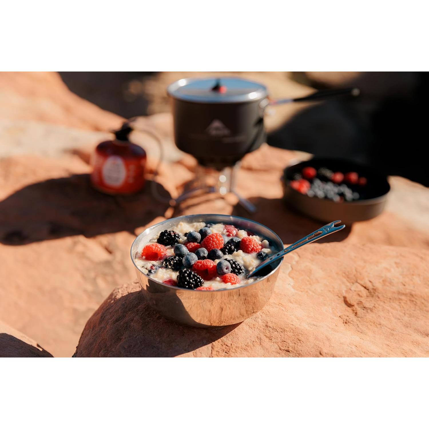 Tazón Apilable de Acero Inoxidable MSR 85g Camping