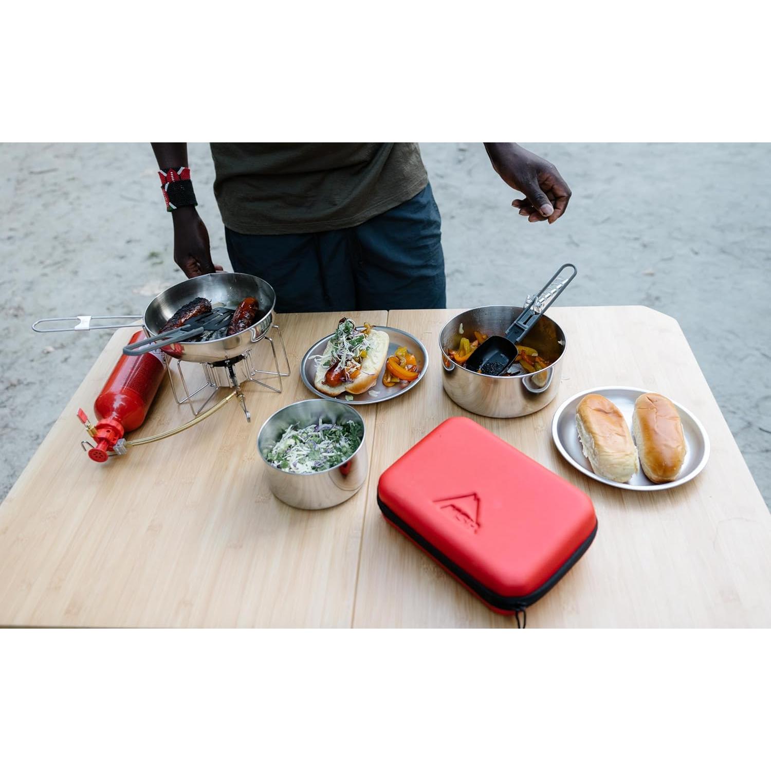 Tazón Apilable de Acero Inoxidable MSR 85g Camping