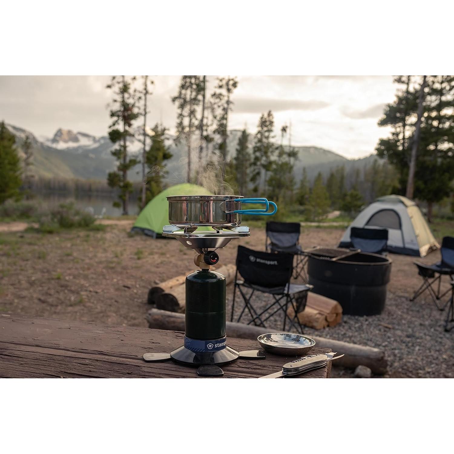 Estufa de Camping Portátil Stansport 10,000 BTU Propano