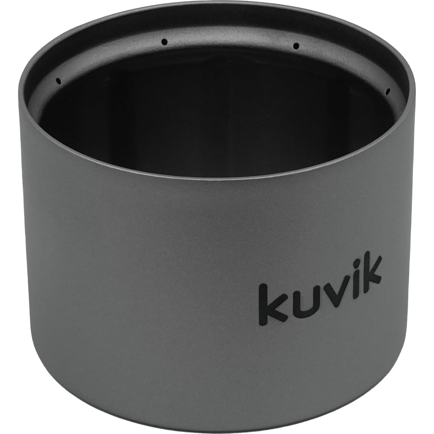 Estufa de Alcohol Ultraligera Kuvik de Titanio 32g 54mm x 38mm