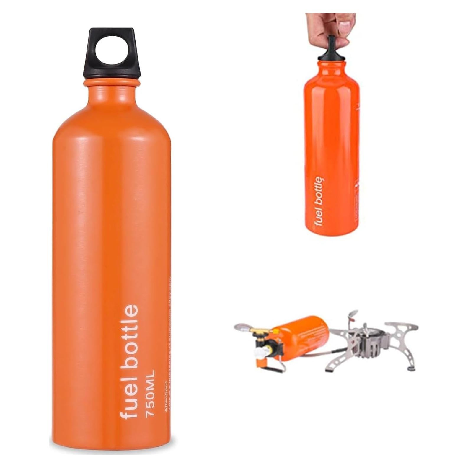 Botella de Combustible Aluminio 750ml wdcfxy para Camping