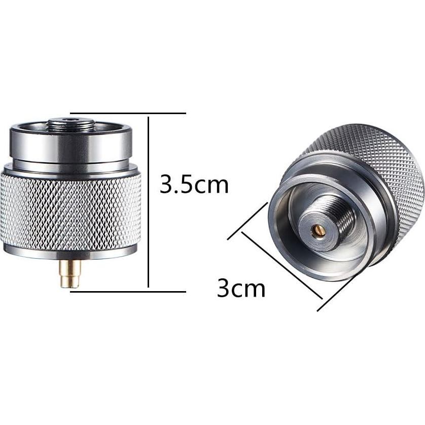 Adaptador de Estufa Camping Kbrotech Propano 1LB a Lindal EN417