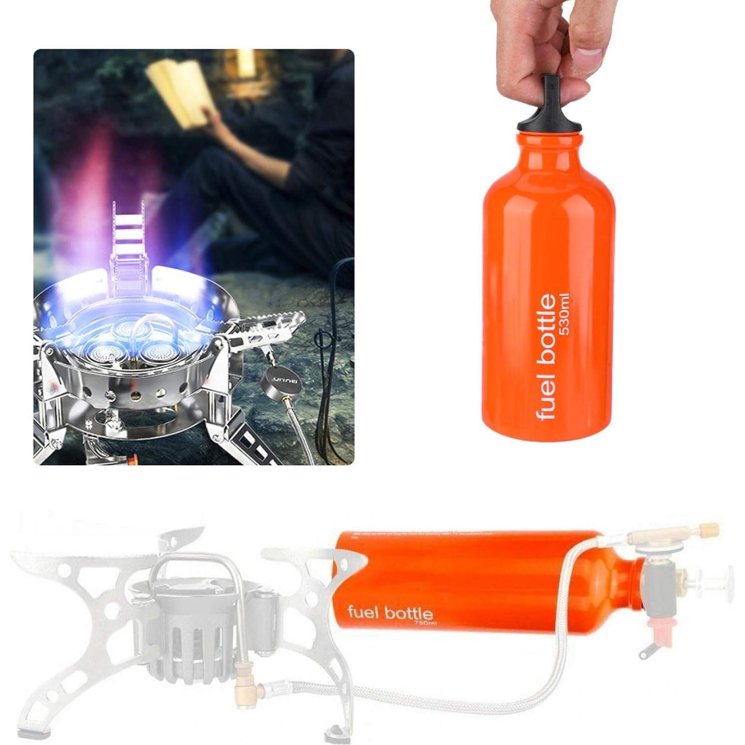 Botella de Almacenamiento de Combustible Yanmis 530ML Aluminio