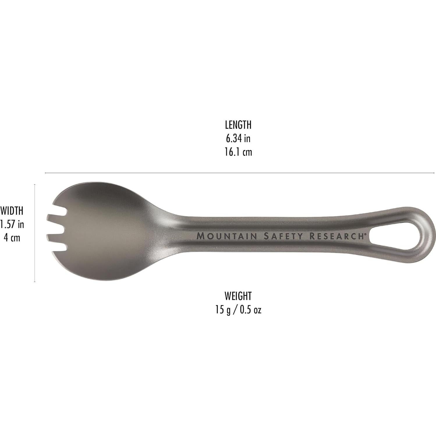 Spork Titan Ultralight MSR de Titanio 16.1 cm 15 g